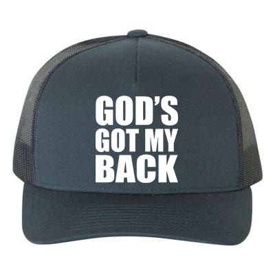 God's Got My Back Yupoong Adult 5-Panel Trucker Hat