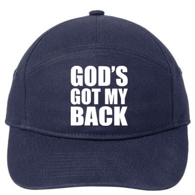 God's Got My Back 7-Panel Snapback Hat