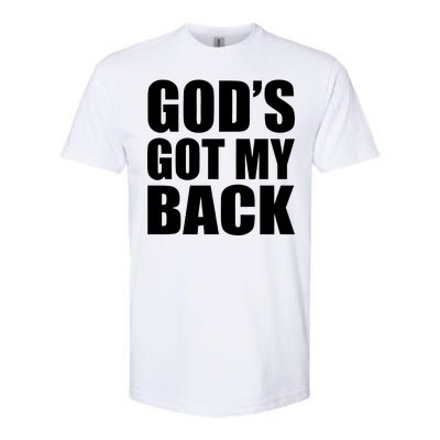 God's Got My Back Softstyle CVC T-Shirt