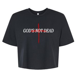 God's Not Dead Bella+Canvas Jersey Crop Tee