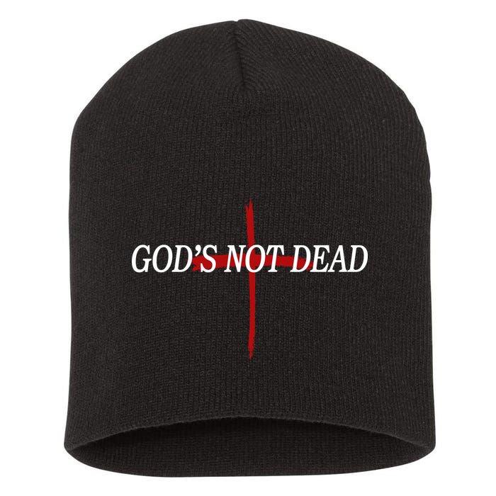 God's Not Dead Short Acrylic Beanie