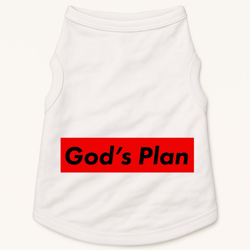God's Plan Doggie Tank