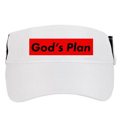 God's Plan Adult Drive Performance Visor