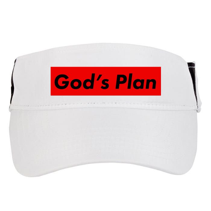 God's Plan Adult Drive Performance Visor