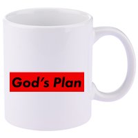 God's Plan 11oz C Handle Ceramic Mug