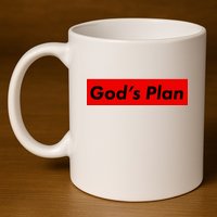 God's Plan 11oz C Handle Ceramic Mug