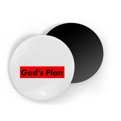 God's Plan Magnet