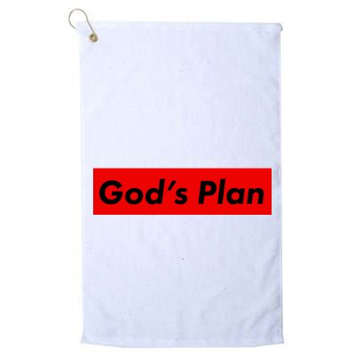 God's Plan Golf Towel