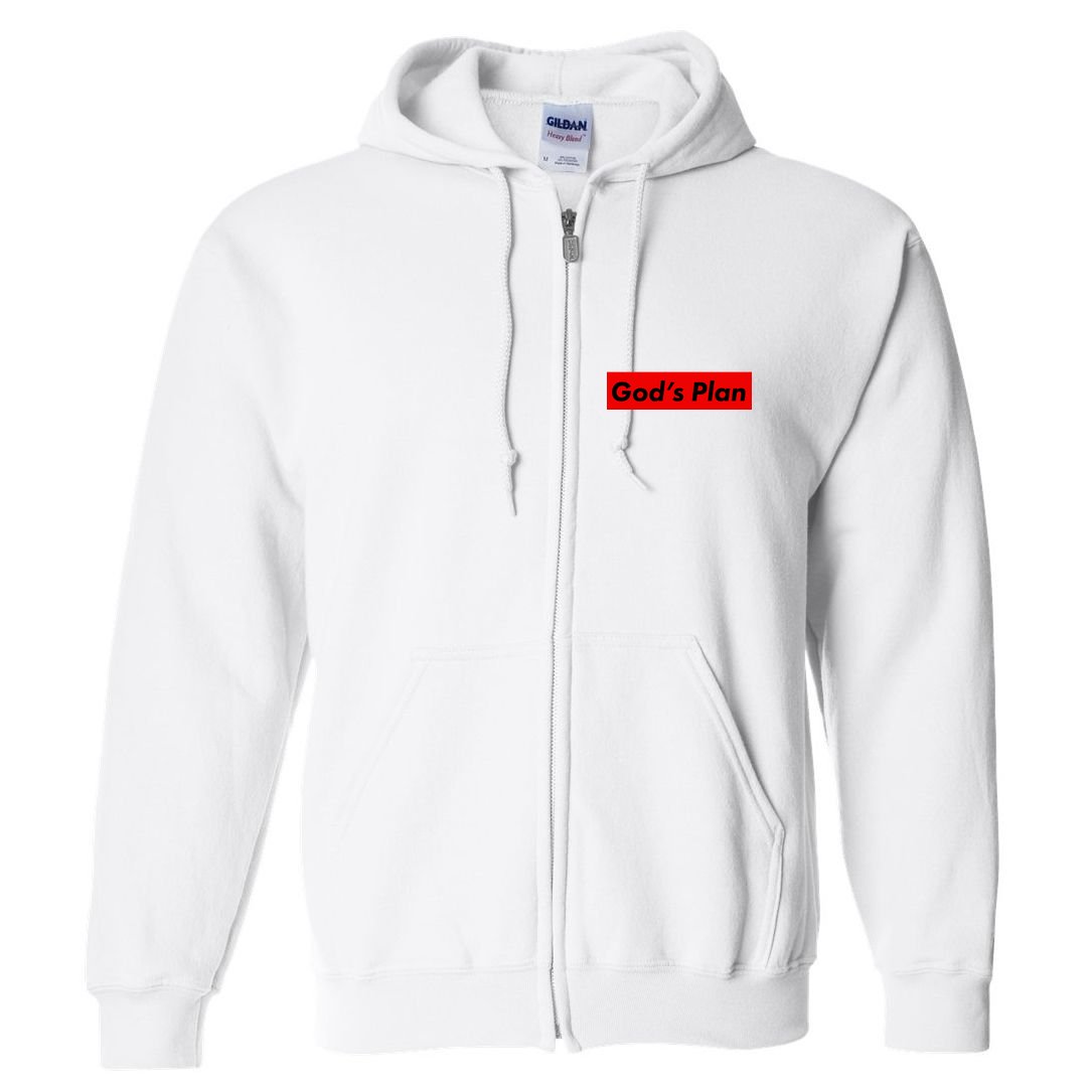 God's Plan Full Zip Hoodie