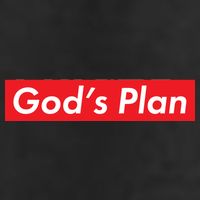 God's Plan Red Box Logo Adult Drive Performance Visor