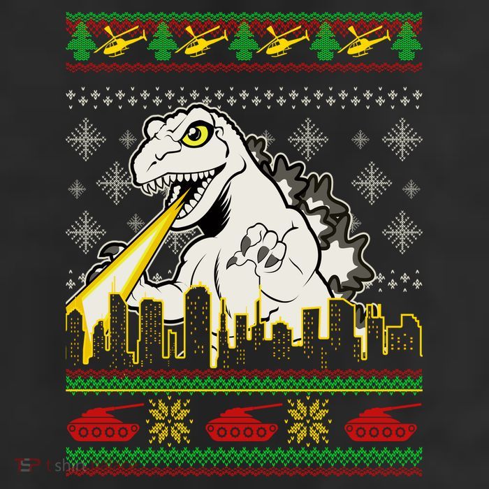 Monster Ugly Christmas Sweater Cool Comfort Performance Bucket Hat