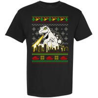 Monster Ugly Christmas Sweater Garment-Dyed Heavyweight T-Shirt