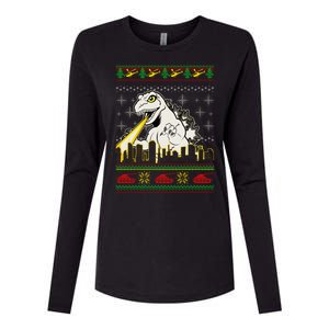 Monster Ugly Christmas Sweater Womens Cotton Relaxed Long Sleeve T-Shirt