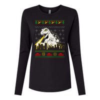 Monster Ugly Christmas Sweater Womens Cotton Relaxed Long Sleeve T-Shirt