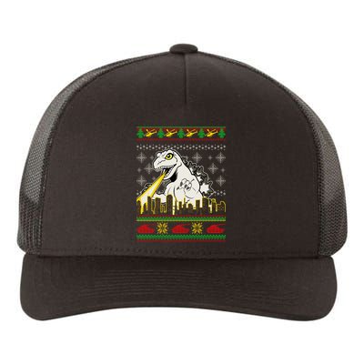 Monster Ugly Christmas Sweater Yupoong Adult 5-Panel Trucker Hat