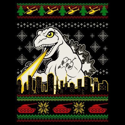 Monster Ugly Christmas Sweater T-Shirt