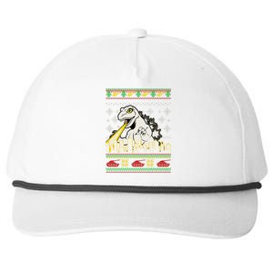 Monster Ugly Christmas Sweater Snapback Five-Panel Rope Hat