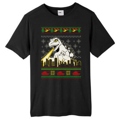 Monster Ugly Christmas Sweater Tall Fusion ChromaSoft Performance T-Shirt