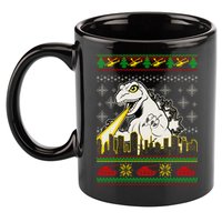 Monster Ugly Christmas Sweater 11oz C Handle Ceramic Mug