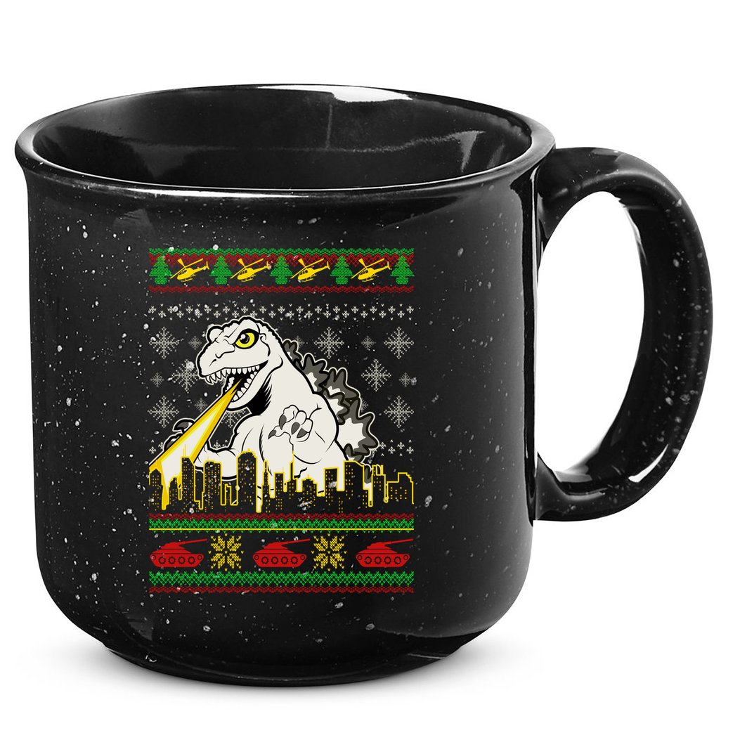 Monster Ugly Christmas Sweater 15oz Campfire Ceramic Mug