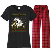 Monster Ugly Christmas Sweater Women's Flannel Pajama Set