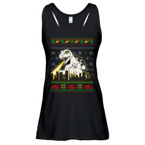 Monster Ugly Christmas Sweater Ladies Essential Flowy Tank