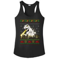 Monster Ugly Christmas Sweater Ladies PosiCharge Competitor Racerback Tank