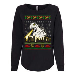 Monster Ugly Christmas Sweater Womens California Wash Sweatshirt