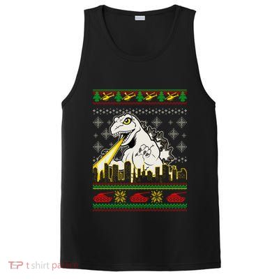 Monster Ugly Christmas Sweater PosiCharge Competitor Tank