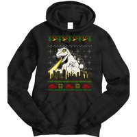 Monster Ugly Christmas Sweater Tie Dye Hoodie