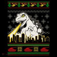 Monster Ugly Christmas Sweater Toddler Fine Jersey T-Shirt