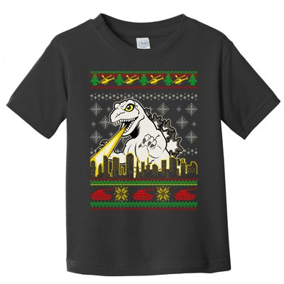 Monster Ugly Christmas Sweater Toddler T-Shirt