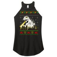 Monster Ugly Christmas Sweater Women's Perfect Tri Rocker Tank