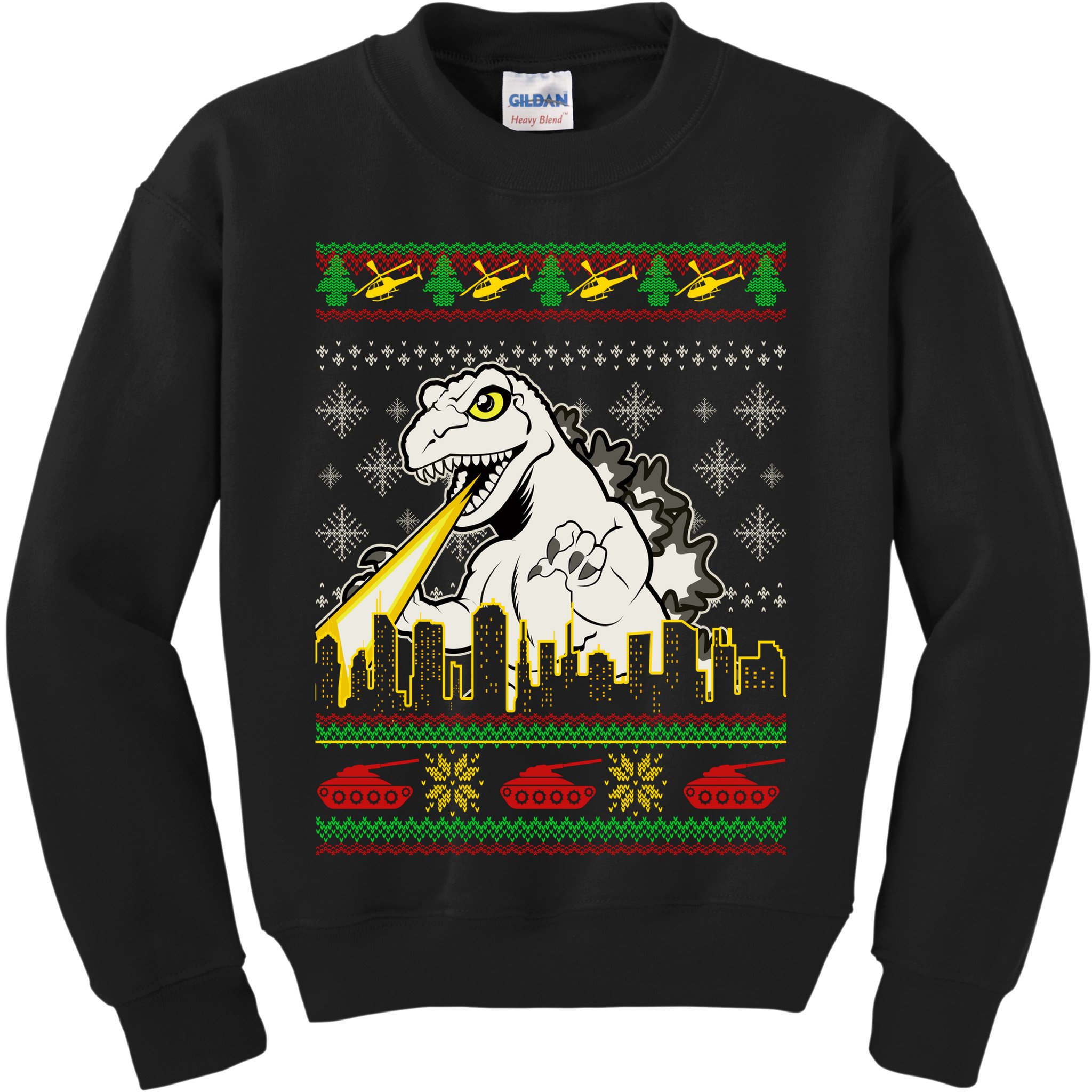 Monster Ugly Christmas Sweater Kids Sweatshirt