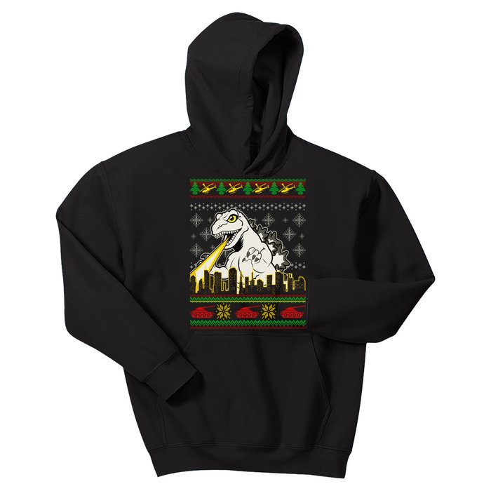 Monster Ugly Christmas Sweater Kids Hoodie