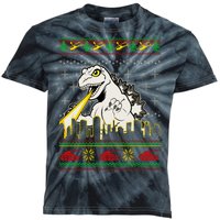 Monster Ugly Christmas Sweater Kids Tie-Dye T-Shirt