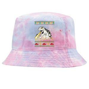 Monster Ugly Christmas Sweater Tie-Dyed Bucket Hat