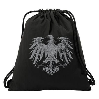 German Oktoberfest Eagle Coat Of Arms Heraldry Design Premium Drawstring Bag