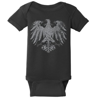German Oktoberfest Eagle Coat Of Arms Heraldry Design Premium Baby Bodysuit