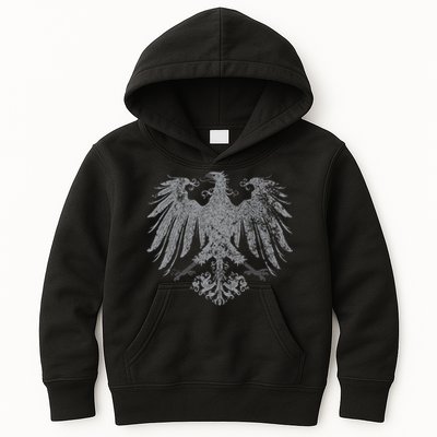 German Oktoberfest Eagle Coat Of Arms Heraldry Design Premium Kids Hoodie