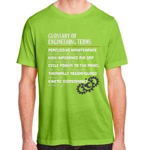 Glossary Of Engineering Terms Funny Engineer Definitions Adult ChromaSoft Performance T-Shirt