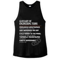 Glossary Of Engineering Terms Funny Engineer Definitions Ladies PosiCharge Tri-Blend Wicking Tank