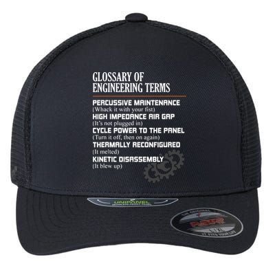 Glossary Of Engineering Terms Funny Engineer Definitions Flexfit Unipanel Trucker Cap