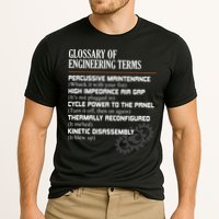 Glossary Of Engineering Terms Funny Engineer Definitions Cooling Performance Crew T-Shirt