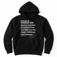 Glossary Of Engineering Terms Funny Engineer Definitions Hoodie