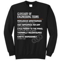 Glossary Of Engineering Terms Funny Engineer Definitions Sweatshirt