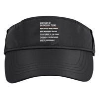 Glossary Of Engineering Terms Funny Engineer Definitions Adult Drive Performance Visor