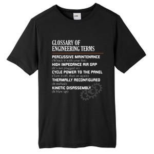 Glossary Of Engineering Terms Funny Engineer Definitions Tall Fusion ChromaSoft Performance T-Shirt