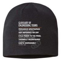 Glossary Of Engineering Terms Funny Engineer Definitions Sustainable Beanie