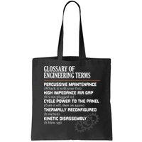 Glossary Of Engineering Terms Funny Engineer Definitions Bag